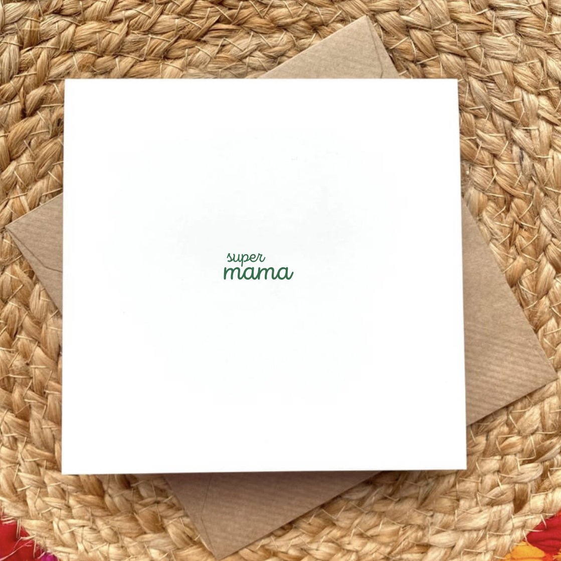 Card Super Mom