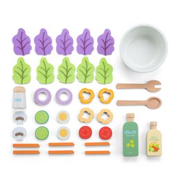 Set de ensalada de madera - "Haz tu propia ensalada"