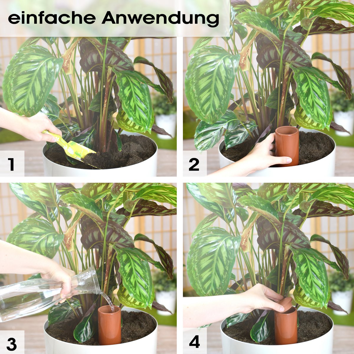 Terracotta Bewässerungshilfe handgefertigt - 330 ml