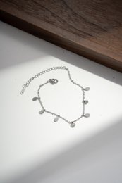 Fijne armband in pampilles en strass