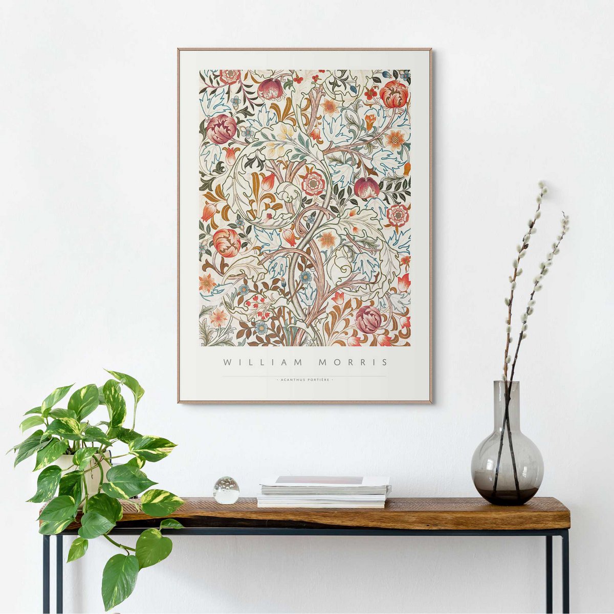 Painting William Morris - acanthus portere 70x50
