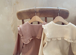 Set bloomer con colletto Annie & Charles® realizzato in cotone biologico