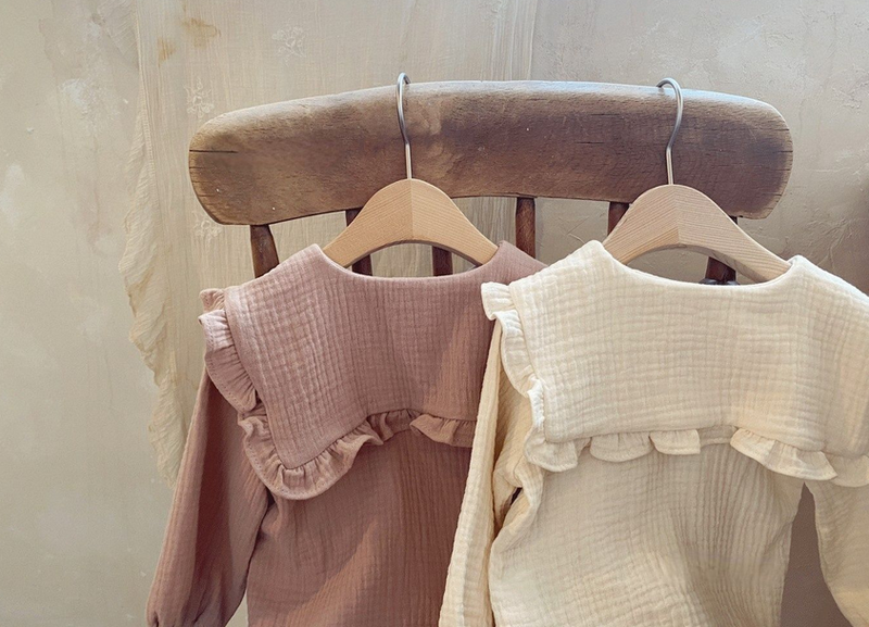 Set bloomer con colletto Annie & Charles® realizzato in cotone biologico