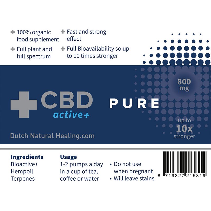 CBDactive+ CBD soluble en agua PURO