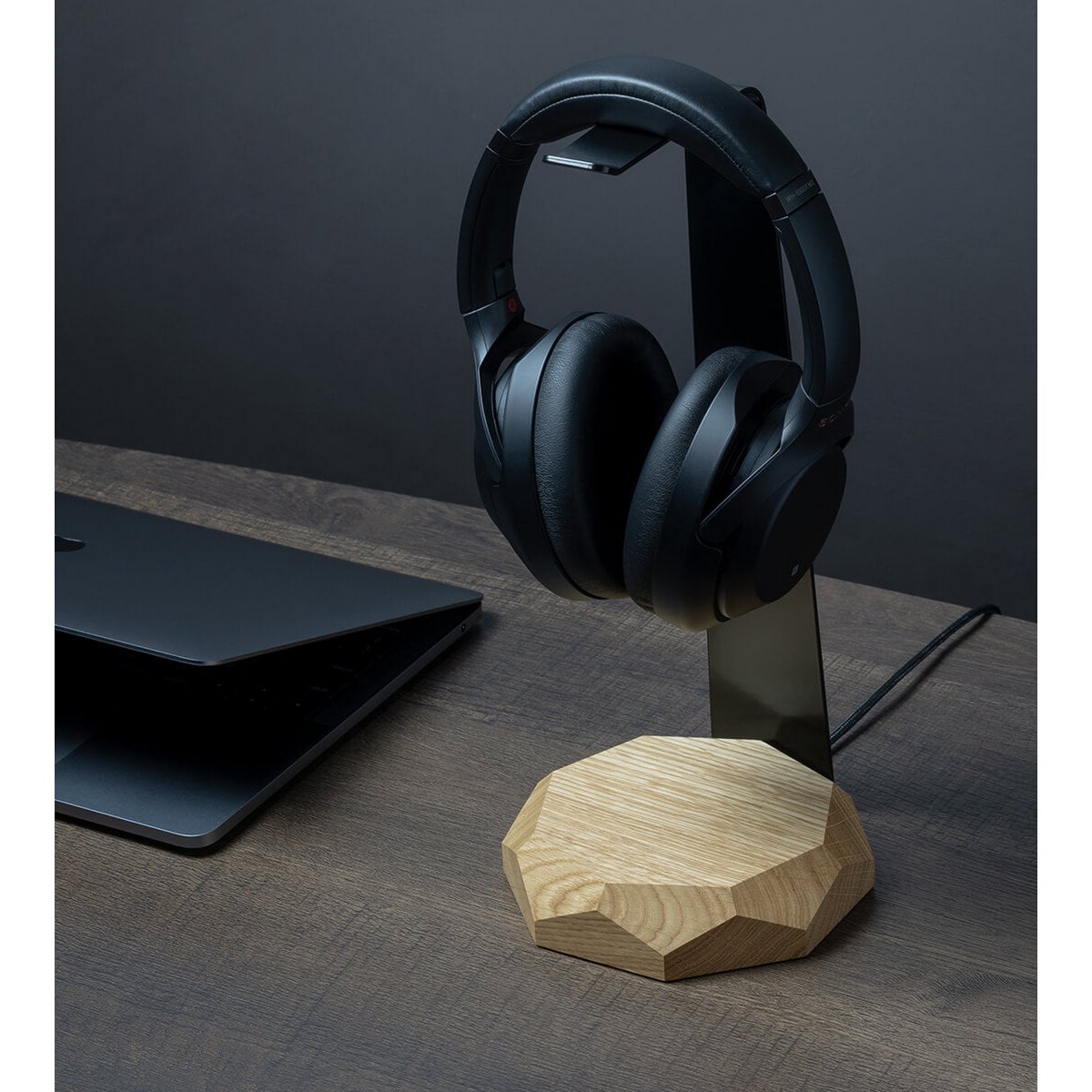 Soporte y cargador para auriculares 2 en 1