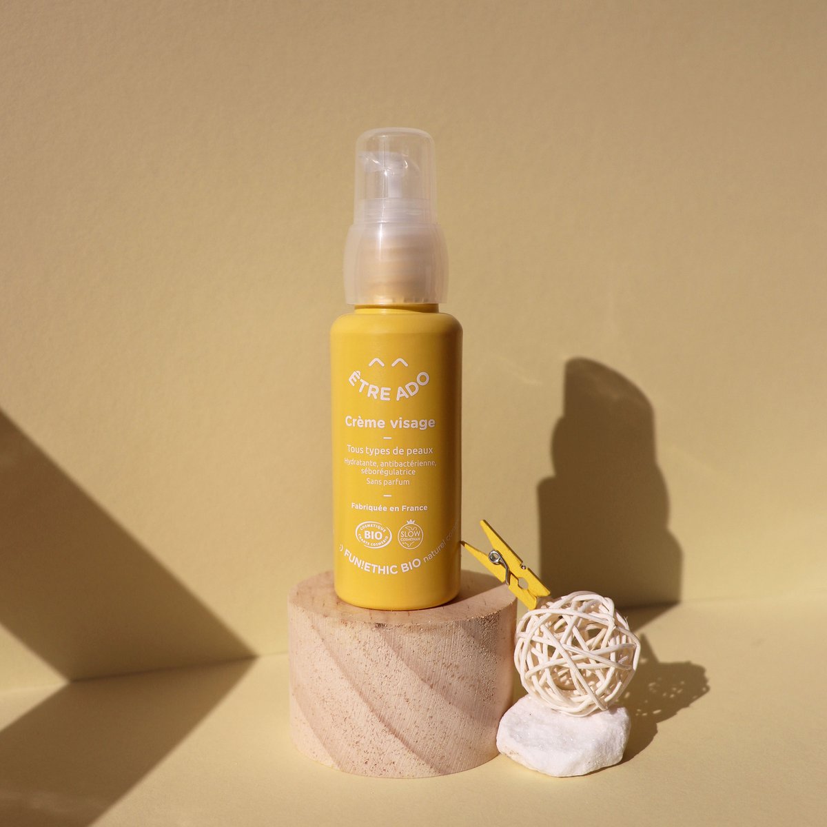 Crema facial seborreguladora antibacteriana hidratante Cosmos Organic