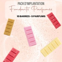 Pack de démarrage fondants parfumés barres - 5 parfums