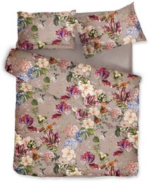 Set biancheria da letto in raso Magic Garden Grey Cliff
