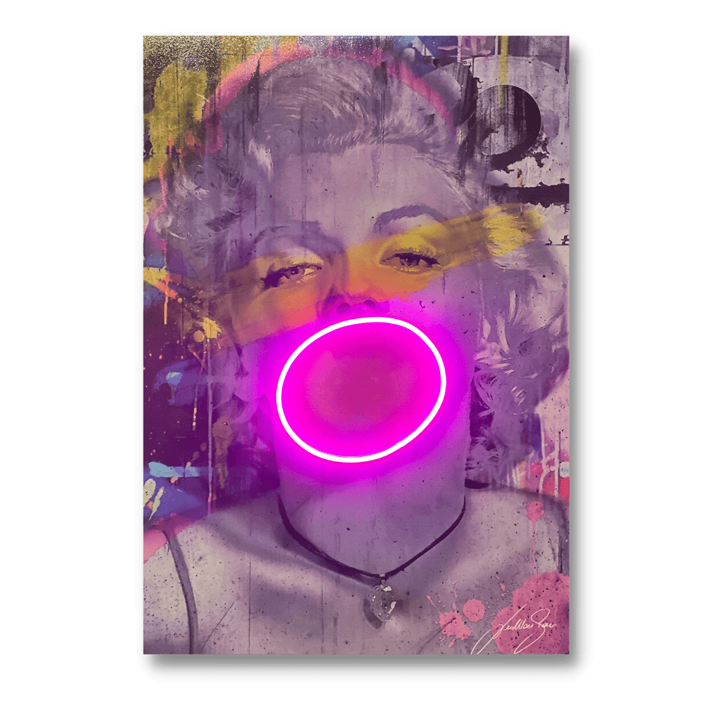 Marilyn Bubble V.2 | LED Wall Art