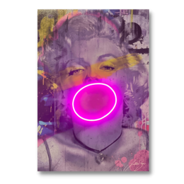 Marilyn Bubble V.2 | LED Wall Art