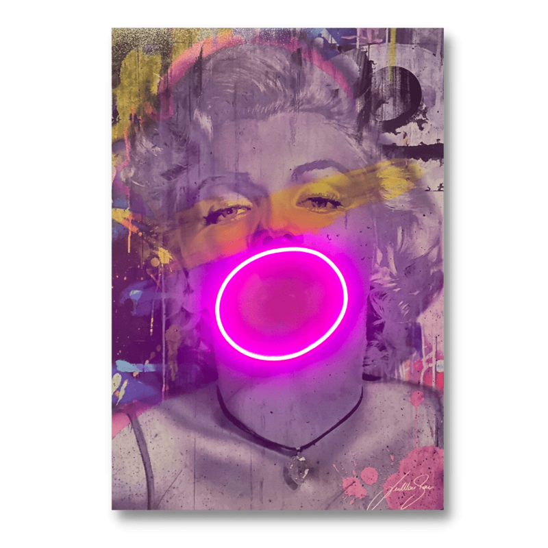 Marilyn Bubble V.2 | LED Wall Art