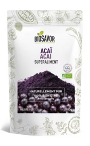 AÇAÏ BIO EN POUDRE - 100G - COMPLÉMENT ALIMENTAIRE