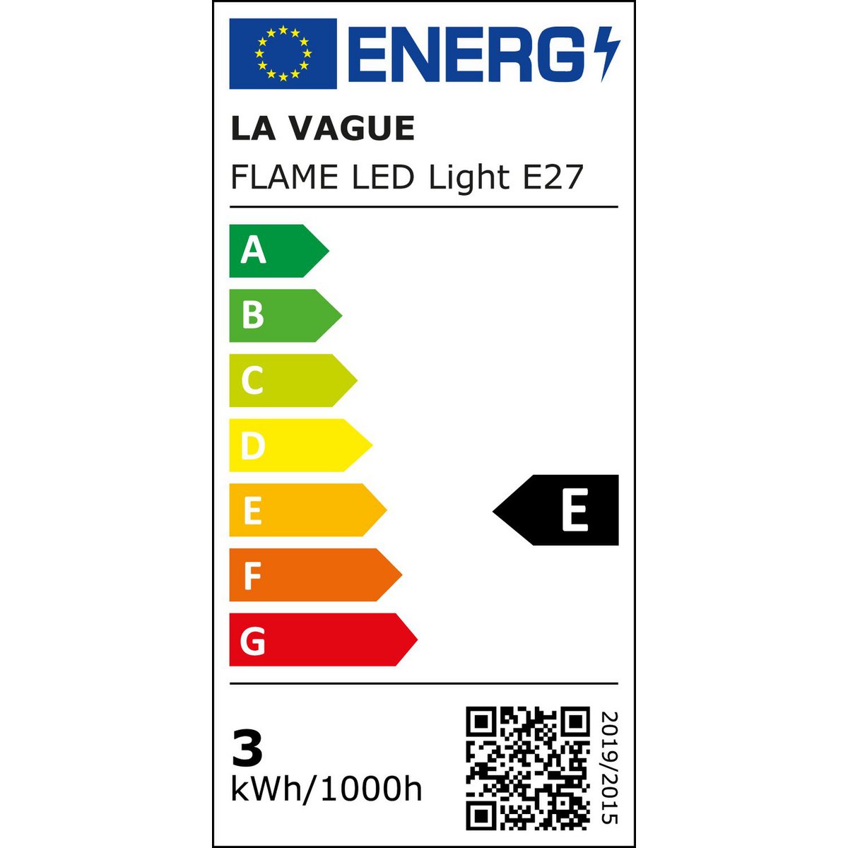 FLAME LED bulb with flame effect E27