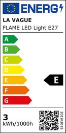 FLAME LED bulb with flame effect E27