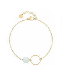 Kettenarmband mit Ring – Amazonit