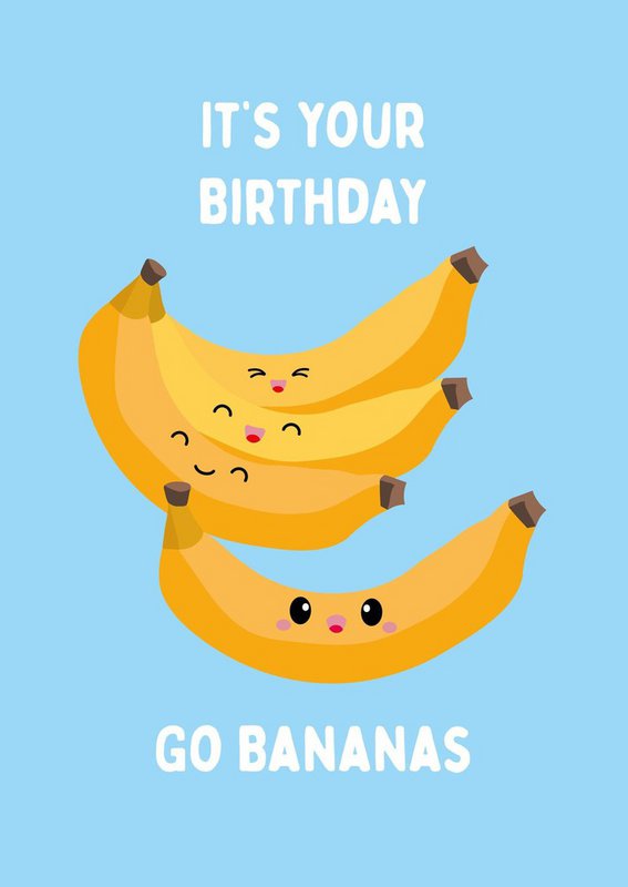 Go bananas birthday