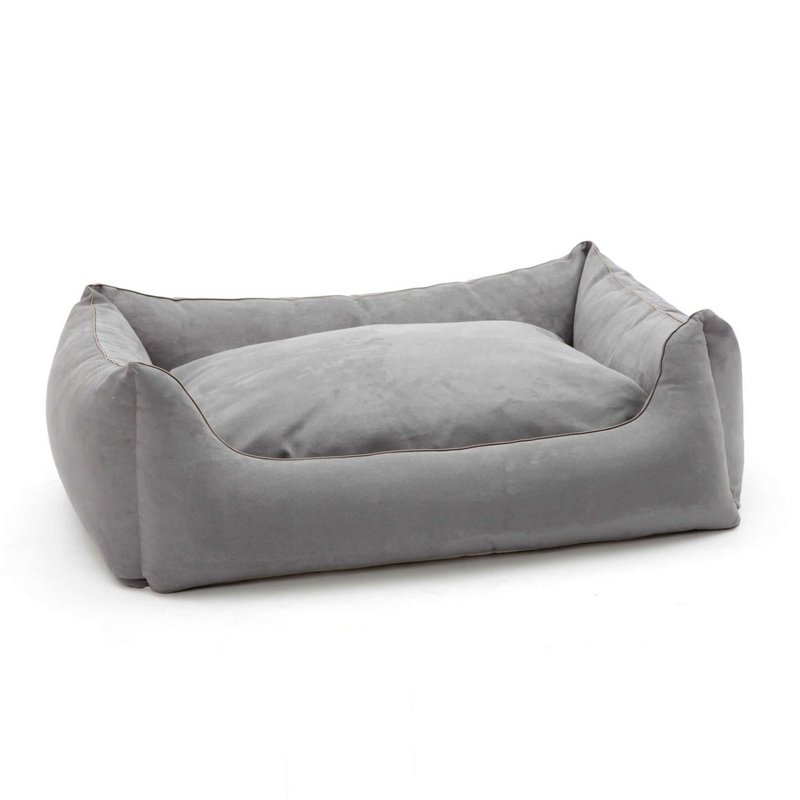 Hundebett Box Bett Alcanterra anthrazit