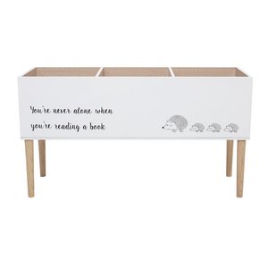 Salam Book Stand, White, MDF
