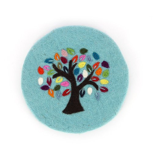 Saucer TREE OF LIFE, felt