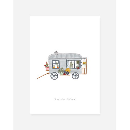 Wesoły Camper mały domek boho