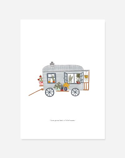 Happy Camper winziges Boho-Haus
