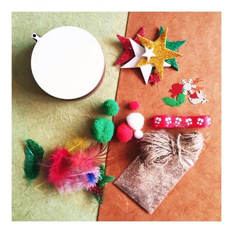 Kreativtipp für die Weihnachtsfeiertage! - DIY - Dekoriere deine eigene Weihnachtskugel aus Holz