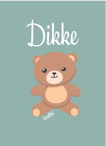Postkaart Dikke Knuffel 