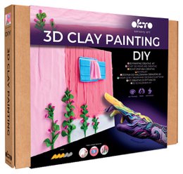 Okto Sensory Art 3D Painting - Windows - Pink Morning