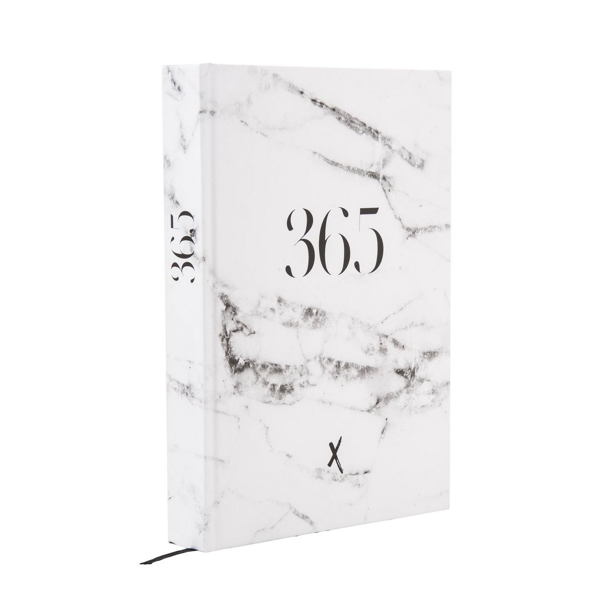 Notebook "365", A5, marble white