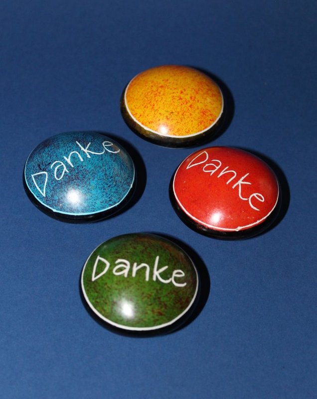 909 Hand Flatterer Thank You (without heart) - Soapstone (only in red!)
