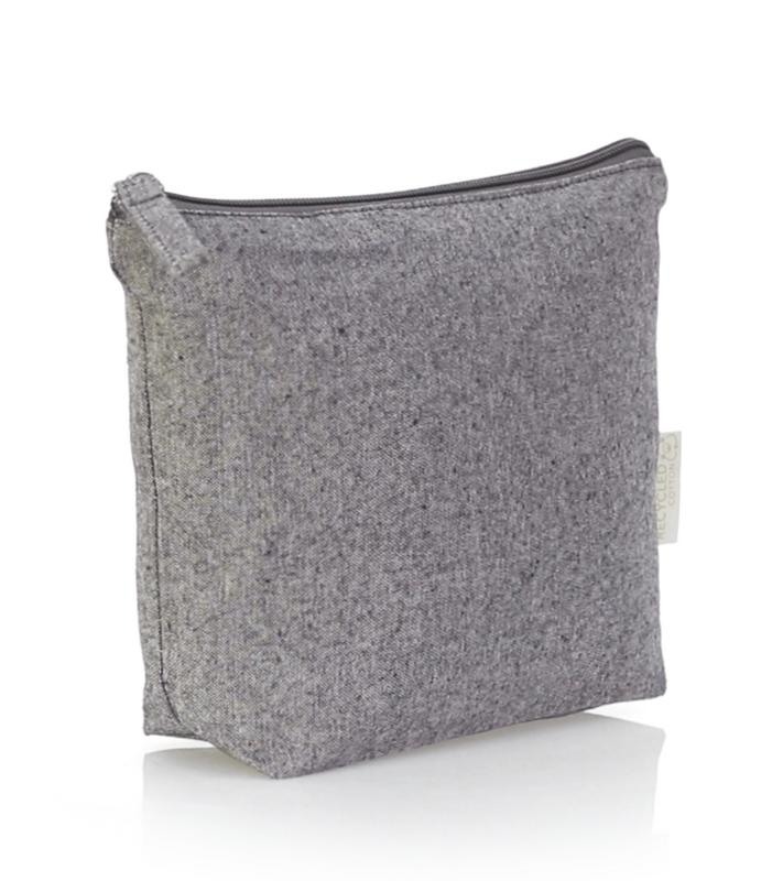 Customizable 100% recycled cotton eco-friendly pencil case
