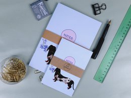 Notesbog A5 Gravhund