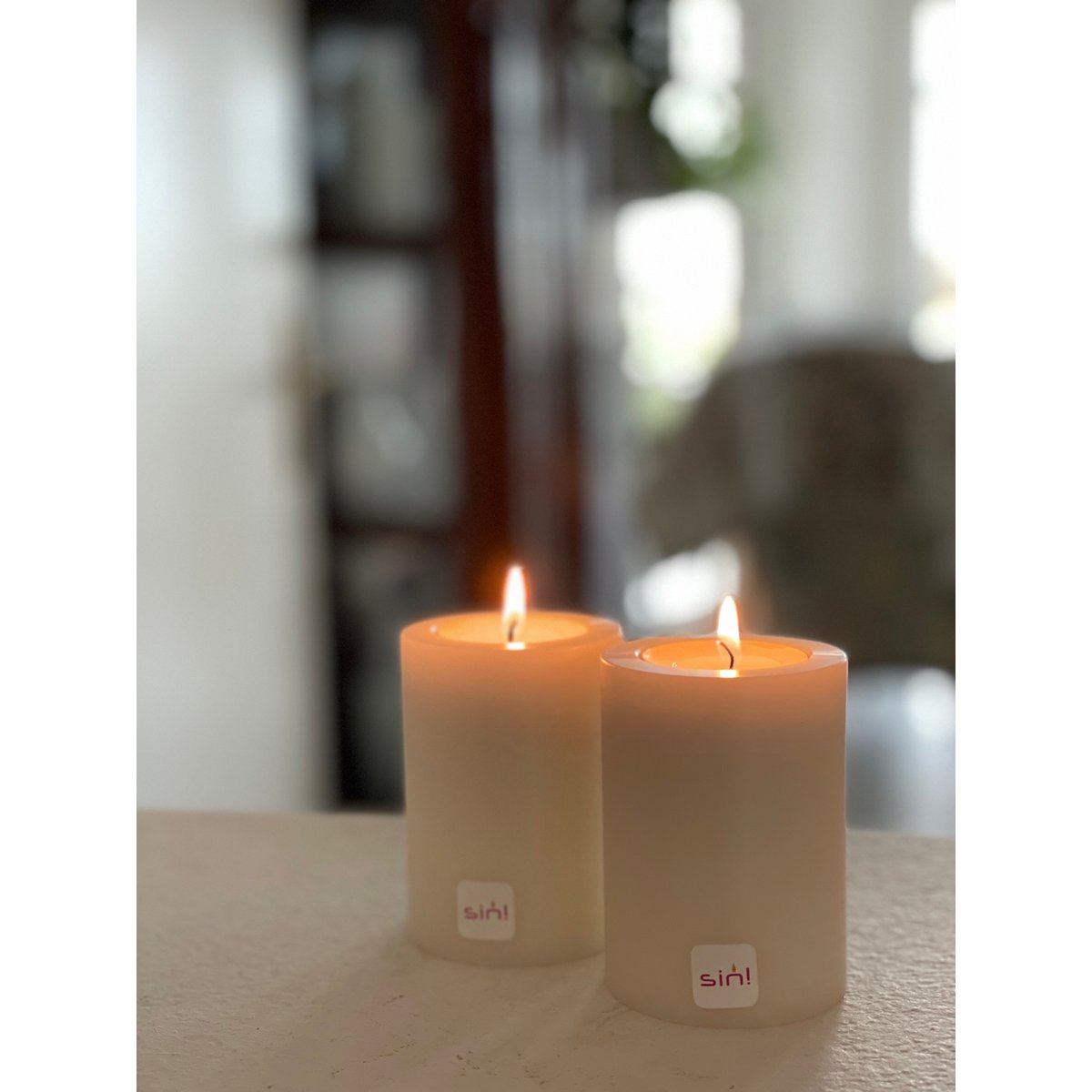 Synd! Tealight Holder Permanent Candle Trend Warm White ∅ 6 cm