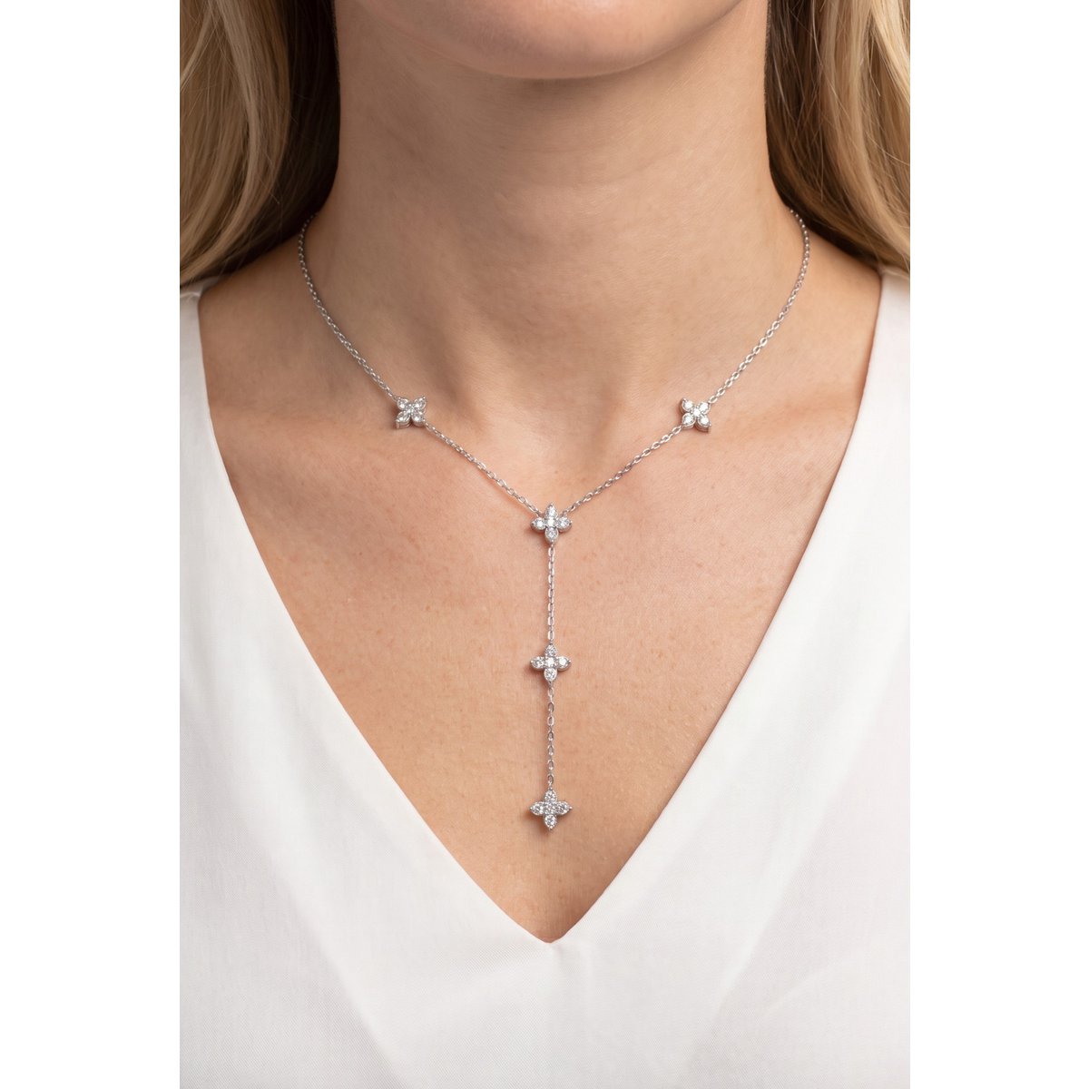 Collier Y en acier inoxydable