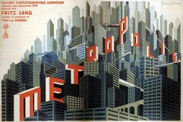 Pakiet magnesów na lodówkę Fritz Lang Metropolis Mega Modern Architecture (72 sztuki)