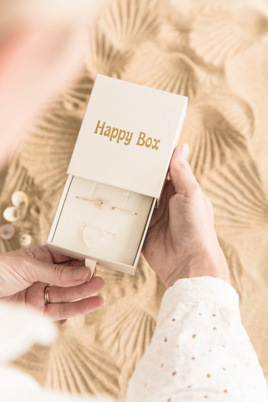 Happy Box Rose Quartz and Tigerog - 10 pieces