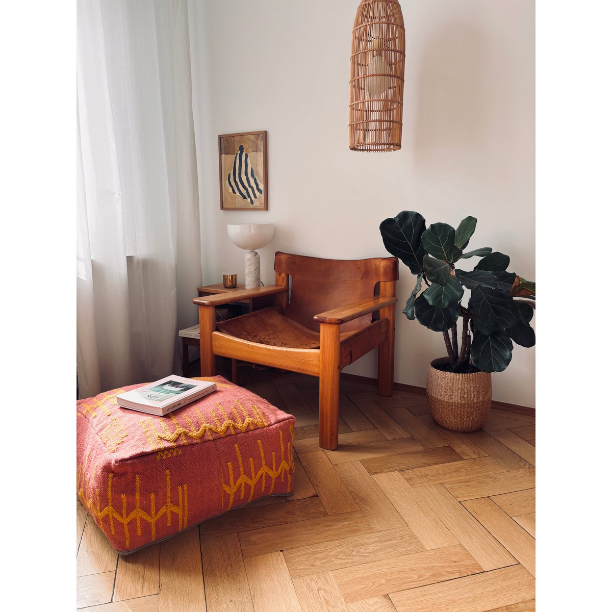 Bodenkissen - Colorful Line - Terracotta Edition - Terra IX