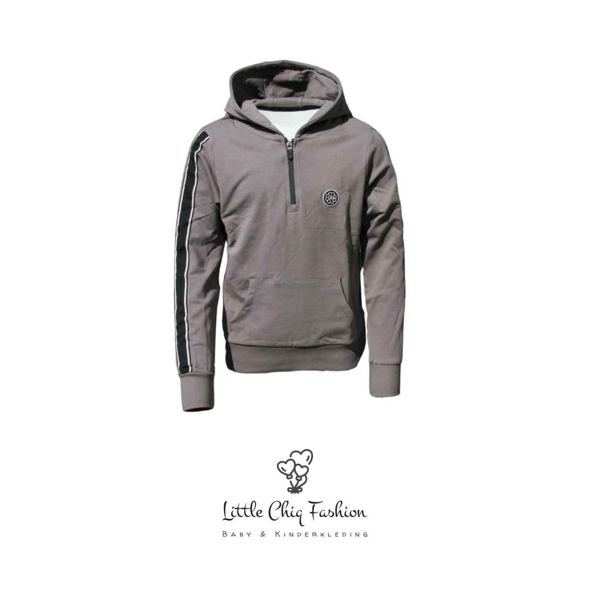 LewyLou NO4 Hoodie taupe