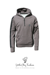 LewyLou NO4 Hoodie taupe