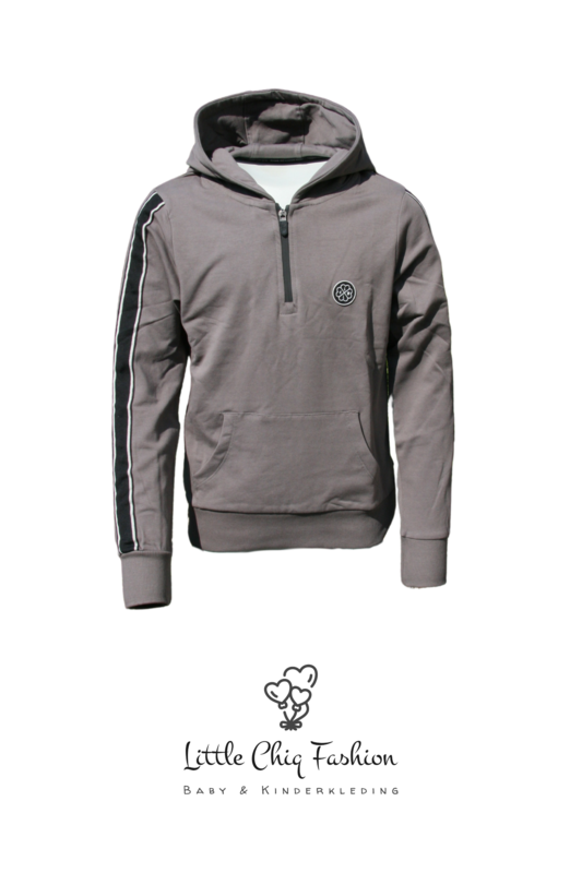 LewyLou NO4 Hoodie taupe