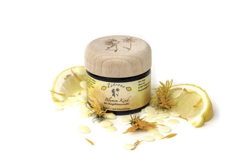 Bio-Ringelblumensalbe Zitrone