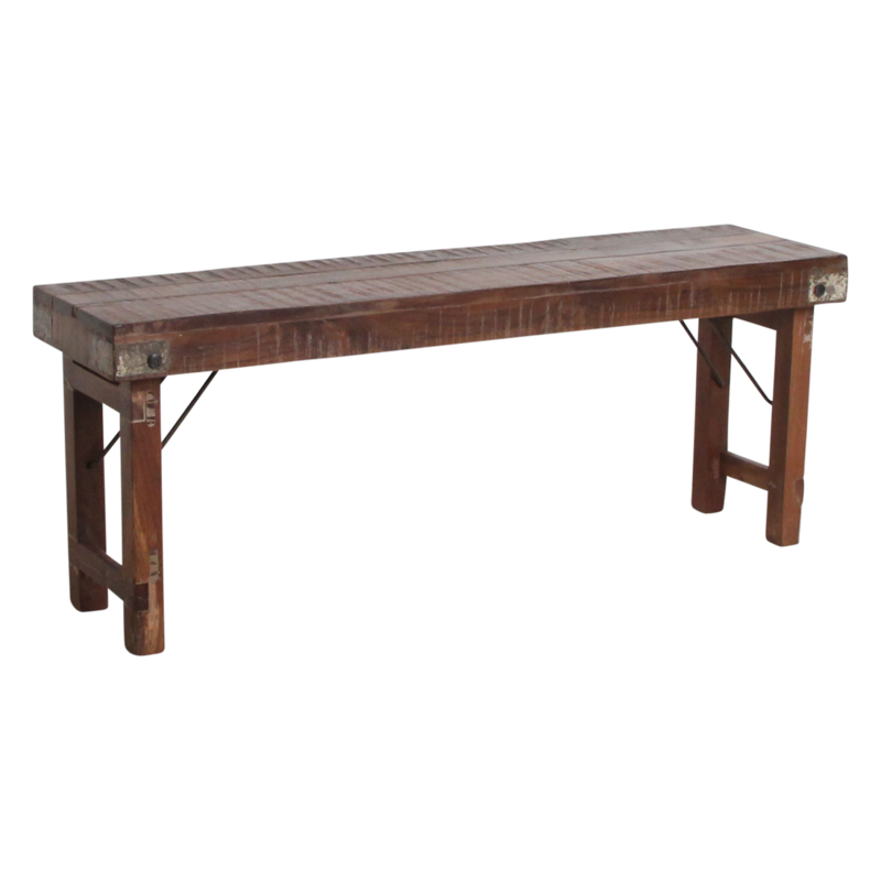 Wooden bench foldable 120 cm