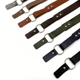 Ringtaschenriemen aus PU-Leder (72 cm)