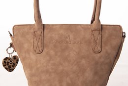 hand/shoulder bag dark brown curvy