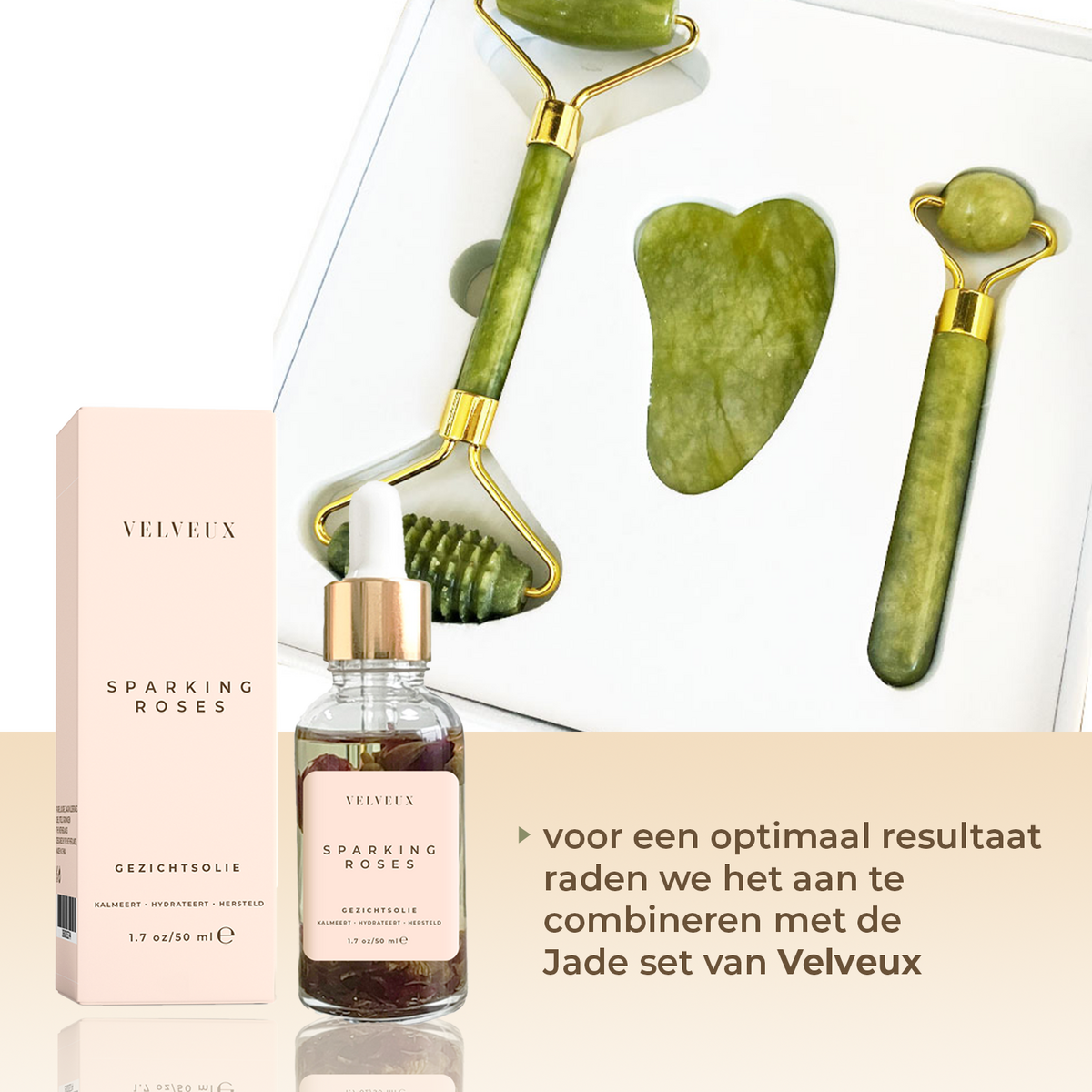 Huile visage à la rose 50ML - 100% naturelle