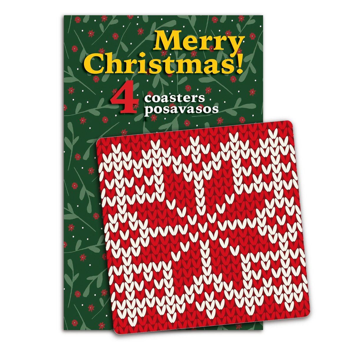 Set of 4 Xmas Coasters