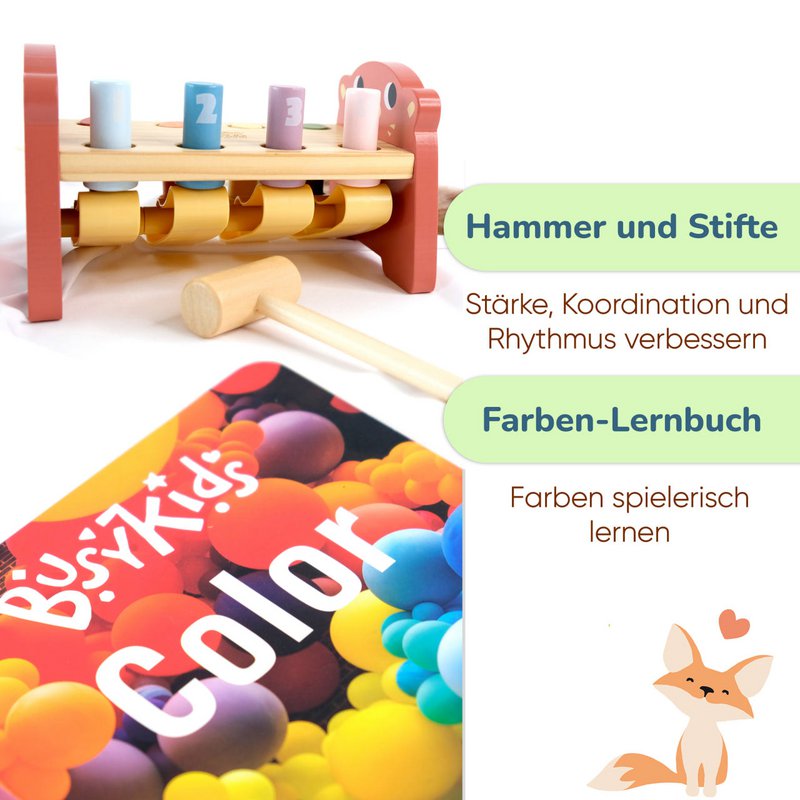 BusyKids Montessori-Set für Kinder von 12 bis 18 Monaten