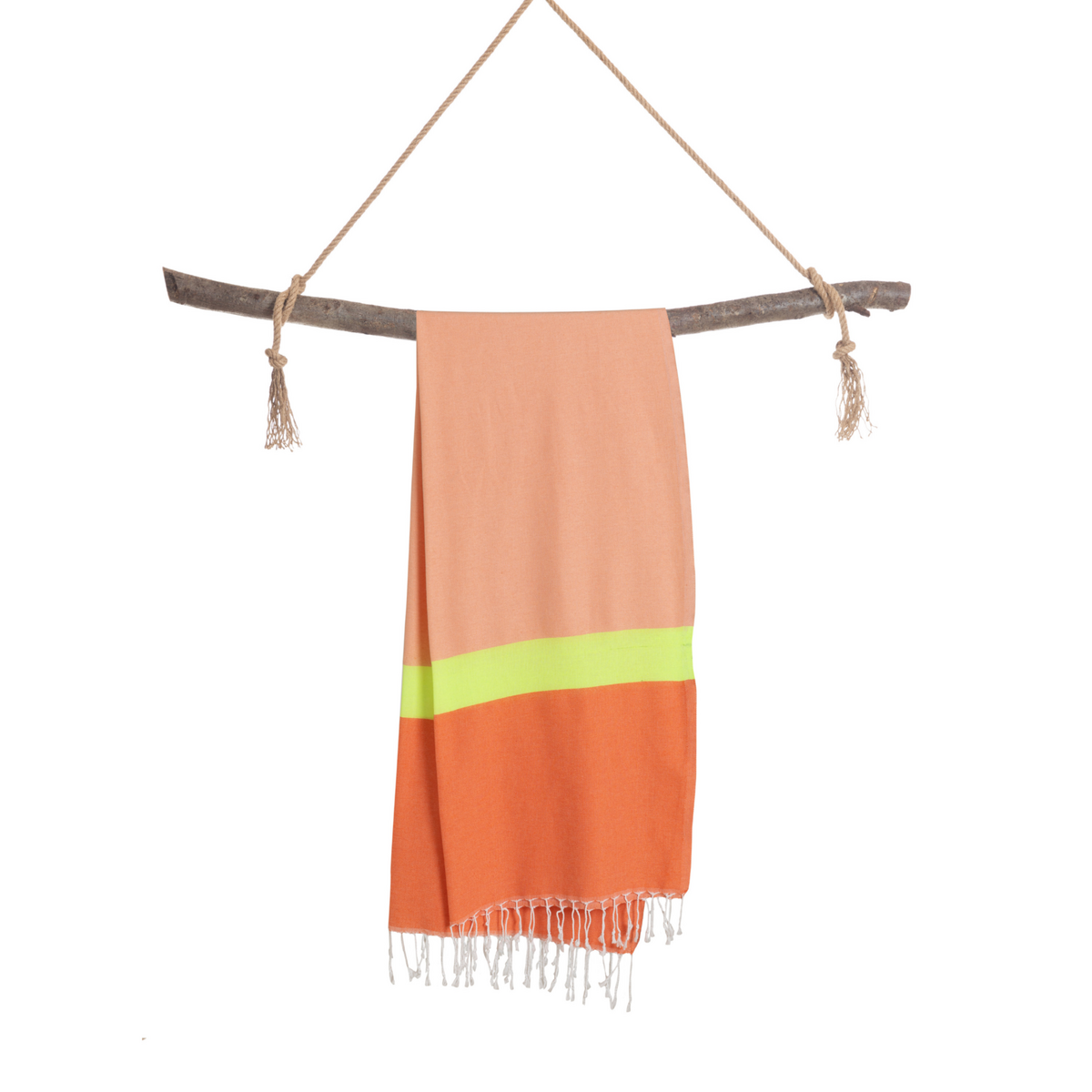 TOWEL TO GO NEON Serviette de plage en coton recyclé 180x100 cm | Serviette de sauna spa | Rouge / Rose | avec coffret cadeau