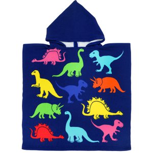 Children's microfiber beach poncho Dino