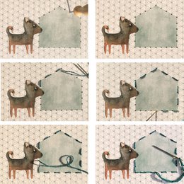 Set fai-da-te Pugilato 'Friends' Prickling + ricamo